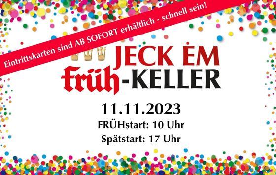 Bild 11.11.2023 Jeck "Em FRÜH-Keller"