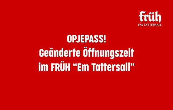 Bild Geänderte Öffnungszeiten ab 7. April
